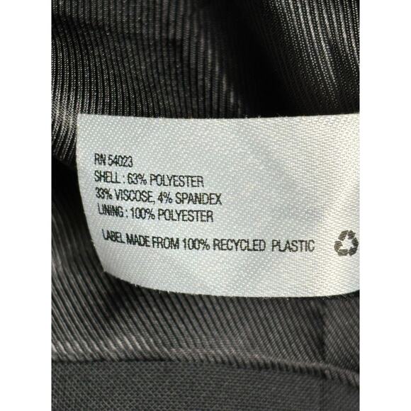 Gap Blazer Womens 4 Black Two Button True Black Blz Jacket Career RN54023 - Picture 4 of 7